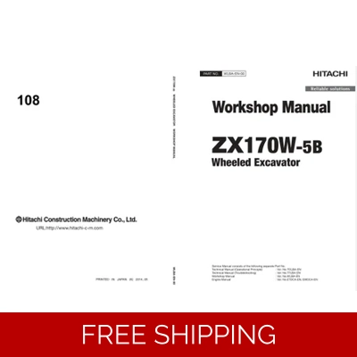 HITACHI ZX170W-5B WORKSHOP MANUAL HITACHI ZX170W-5B WORKSHOP MANUAL